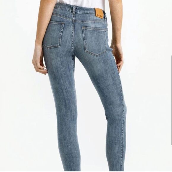 DU/ER Performance Denim Skinny Jean Aged Light Stone Wash 29x26 - Picture 12 of 12